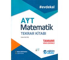 AYT Matematik Evdekal Tekrar Kitabı Eğitim Vadisi Yayınları