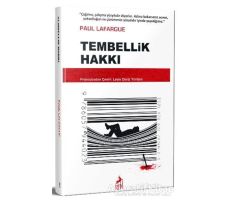 Tembellik Hakkı - Paul Lafargue - Ren Kitap