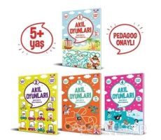 Akıl Oyunları Serisi (5+ Yaş) (4 Kitap Takım) - Kolektif - Dokuz Çocuk