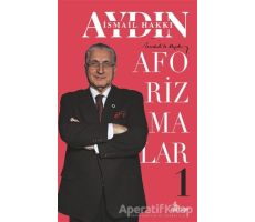 Aforizmalar 1 - İsmail Hakkı Aydın - Girdap Kitap