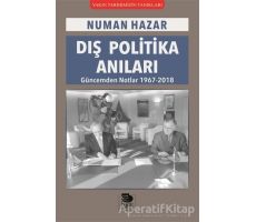 Dış Politika Anıları - Numan Hazar - İmge Kitabevi Yayınları