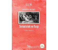 Sorumluluk ve Yargı - Hannah Arendt - Sel Yayıncılık