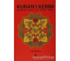 Kuran’ı Kerim Manzum Meali ve Tefsir Özeti