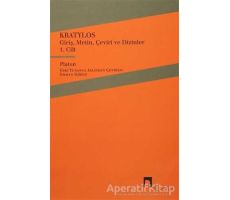 Kratylos 1. Cilt - Platon (Eflatun) - Dergah Yayınları