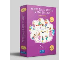 Kerem ile Ceren’in Ev Maceraları 10 Kitap Set - Yasemin Şengül - Parıltı Yayınları