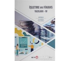 İşletme ve Finans Yazıları 4 - Cem Kartal - Beta Yayınevi