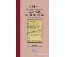 Göynük Şeriyye Sicili - Raşit Gündoğdu - Çamlıca Basım Yayın