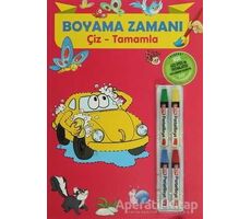 Boyama Zamanı: Çiz - Tamamla - Kolektif - Parıltı Yayınları