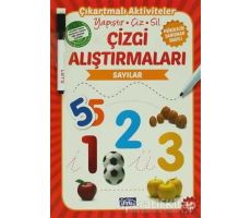 Çizgi Alıştırmaları - Sayılar (4 Yaş) - Kolektif - Parıltı Yayınları