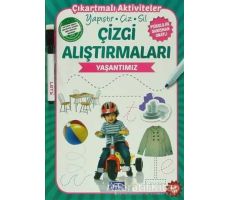 Çizgi Alıştırmaları - Yaşantımız (4 Yaş) - Kolektif - Parıltı Yayınları