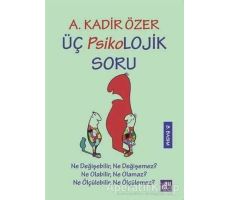 Üç Psikolojik Soru - A. Kadir Özer - Aura Kitapları