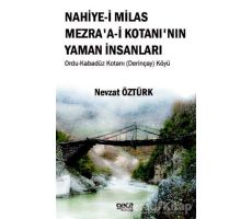 Nahiye-i Milas Mezraa-i Kotanının Yaman İnsanları - Nevzat Öztürk - Gece Kitaplığı