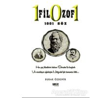 101 Filozof 1001 Söz - Burak Özdemir - Gece Kitaplığı