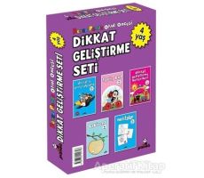 Okul Öncesi 4 Yaş Dikkat Geliştirme Seti (5 Kitap) - Afife Çoruk - Beyaz Panda Yayınları