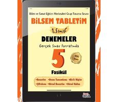 Bilsem Tabletim 1. Sınıf Denemeler 5 Fasikül - Elif Erdoğan - Hayat Okul Yayınları