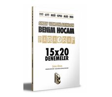 Benim Hocam TYT - AYT - MSÜ - KPSS - ALES - DGS Sınav Uzmanlarından Paragraf 15x20 Denemeler