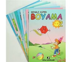Renkli Süper Boyama (10 Kitap Takım) - Kolektif - Pinokyo Yayınları