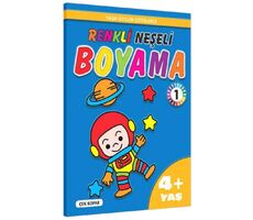 Renkli Neşeli Boyama 1 4+ Yaş - Kolektif - Pinokyo Yayınları