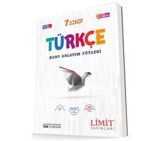 Limit 7. Sınıf Türkçe Konu Anlatım Föyleri 12 Föy