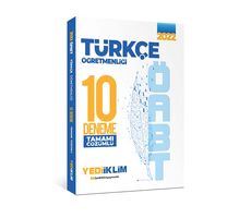 Yediiklim 2022 ÖABT Türkçe Öğretmenliği Tamamı Çözümlü 10 Deneme