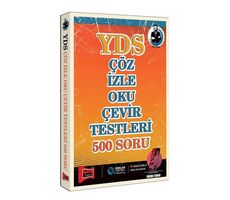 Yargı YDS Çöz İzle Oku Çevir Testleri 500 Soru