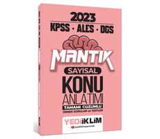 Yediiklim 2023 KPSS-ALES-DGS Sayısal Mantık Konu Anlatımı