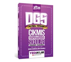 Yediiklim 2023 DGS Prestij Serisi Sayısal Yetenek Konularına Göre Tamamı Çözümlü Çıkmış Sorular