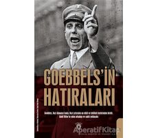 Goebbels’in Hatıraları - Joseph Goebbels - Dorlion Yayınları