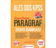 ALES DGS KPSS Paragraf Soru Bankası - Savaş Doğan - Veri Yayınevi