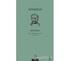 Kategoriler - Aristoteles - Pinhan Yayıncılık