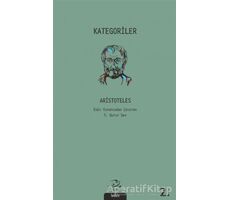 Kategoriler - Aristoteles - Pinhan Yayıncılık