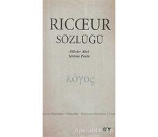 Ricoeur Sözlüğü - Olivier Abel - Say Yayınları