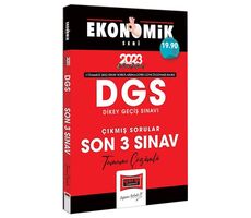 Yargı 2023 DGS Ekonomik Seri Tamamı Çözümlü Son 3 Yıl Çıkmış Sınav Soruları