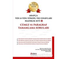 Arapça YDS (e-YDS)-Yökdil Sınavları Hazırlık Seti 4 - Nurettin Ceviz - Akdem Yayınları