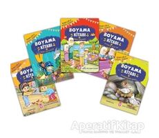 Renklerle Güzel Dinim Boyama Kitabı Set (5 Kitap) - Asuman Kılıç - Timaş Çocuk