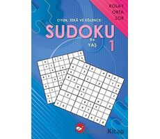 Sudoku 1 - Oyun, Zeka ve Eğlence: Kolay Orta Zor - Kolektif - Beyaz Balina Yayınları