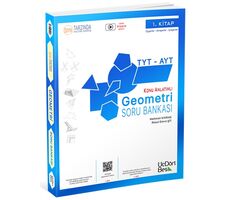 ÜçDörtBeş 2023 TYT AYT Geometri Konu Anlatımlı Soru Bankası 1. Kitap