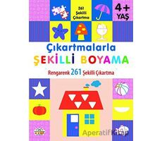 Çıkartmalarla Şekilli Boyama 4 Yaş Üstü - Kolektif - 0-6 Yaş Yayınları