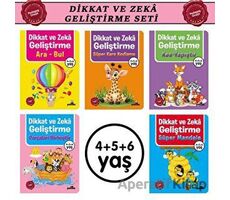 4+5+6 Yaş Dikkat ve Zeka Geliştirme Seti - Afife Çoruk - Beyaz Panda Yayınları