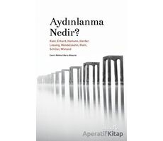 Aydınlanma Nedir? - Immanuel Kant - Albaraka Yayınları