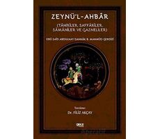 Zeynü’l-Ahbar - Ebu Said Abdulhay Dahhak B. Mahmud Gerdizi - Gece Kitaplığı