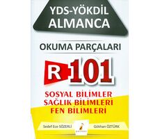YDS YÖKDİL Almanca R101 Okuma Parçaları / Sosyal Bilimler - Sağlık Bilimleri - Fen Bilimleri