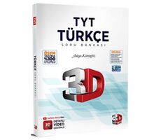 TYT 3D Türkçe Tamamı Video Çözümlü Soru Bankası 3D Yayınları