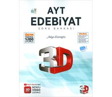 AYT Edebiyat Tamamı Video Çözümlü Soru Bankası 3D Yayınları
