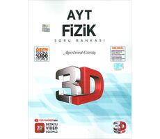 AYT Fizik Tamamı Video Çözümlü Soru Bankası 3D Yayınları