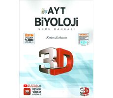 AYT 3D Biyoloji Video Çözümlü Soru Bankası 3D Yayınları