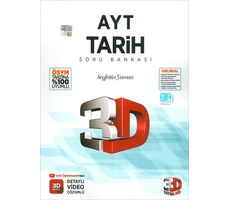 AYT Tarih Tamamı Video Çözümlü Soru Bankası 3D Yayınları
