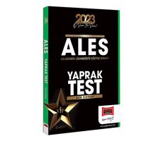 Yargı 2023 ALES Çek Kopart Yaprak Test