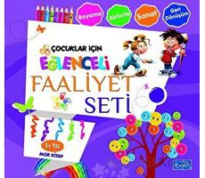 Eğlenceli Faaliyet Seti Mor Kitap – 5 Yaş Üzeri - Kolektif - Parıltı Yayınları