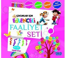 Eğlenceli Faaliyet Seti Pembe Kitap – 4 Yaş Üzeri - Kolektif - Parıltı Yayınları